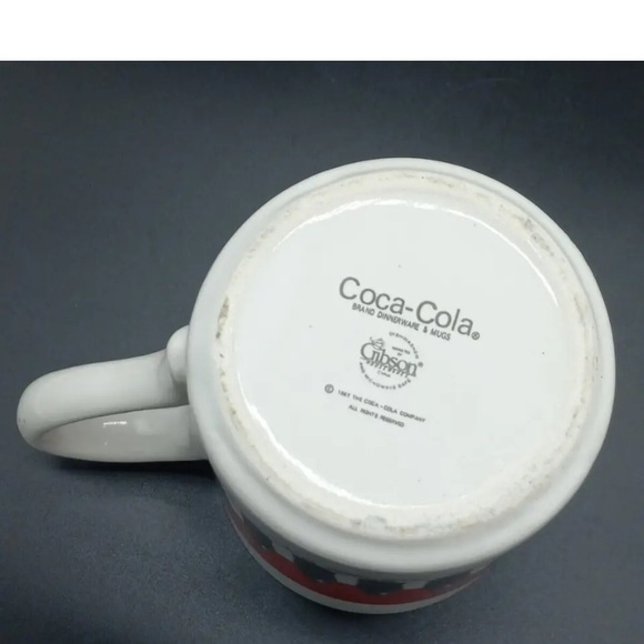 Vintage Coca-Cola Cup, Coke, Coffee Cup, 1997 Dinnerware, Mug, Gibson Houseware - Picture 8 of 8